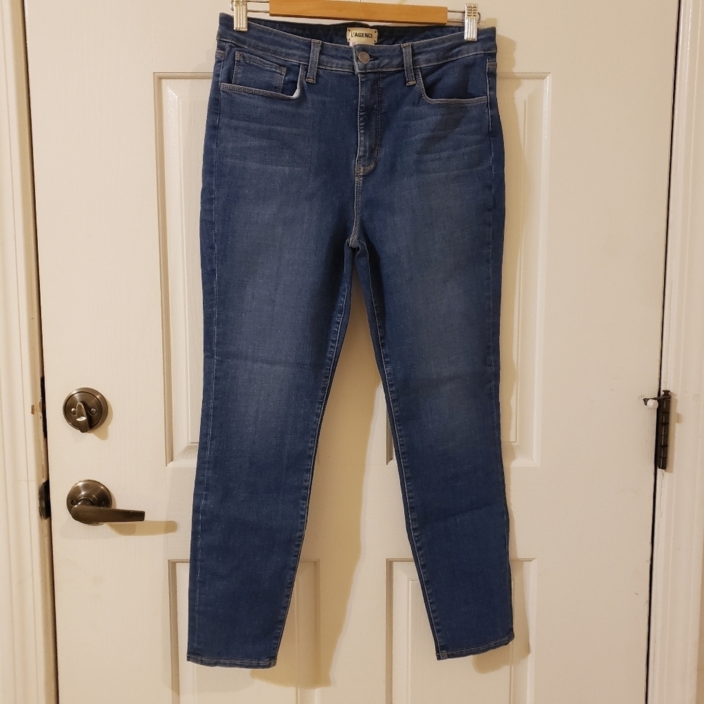 L'AGENCE Margot High Rise Ankle Skinny Light Vintage